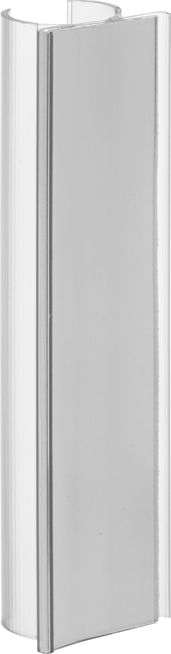 Tel Raflar için Etiket Tutucu, 6" Yükseklik x 1-1/4" Genişlik