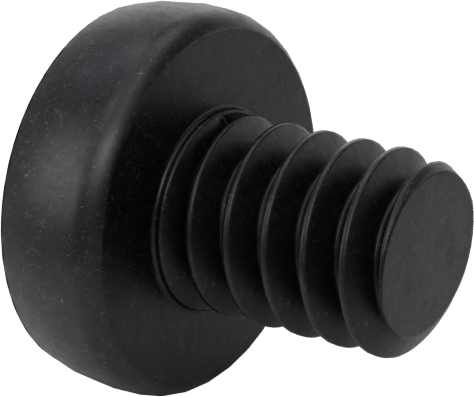 Siyah Oksit 18-8 Paslanmaz Çelik Silindir Başlı Phillips Vidalar, M1.6 x 0.35 mm Diş, 2 mm Uzunluk