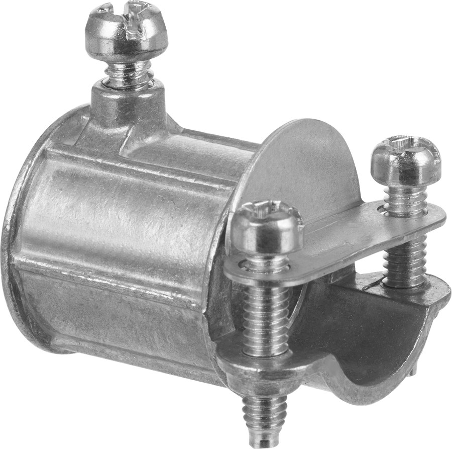 Kablo kanalı adaptörü, 1/2 EMT x 3/8 Fmc Dişi için Redüksiyon — Adapter, Connector, Reducer, Düz, Çinko Alaşımı