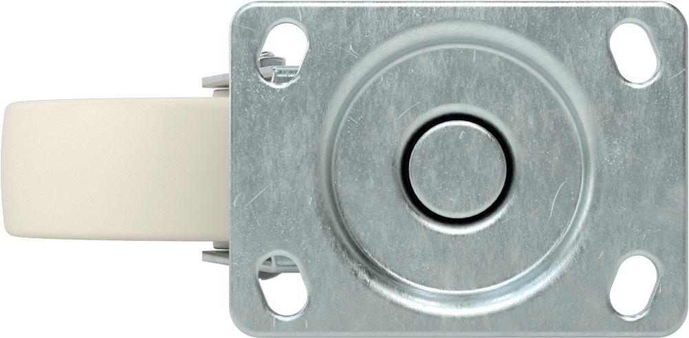 3-3/4" x 2-3/4" Plakalı Parlak Yüzeyli Tekerlek, 5 inç Çapında Naylon Tekerlekli Döner Tekerlek