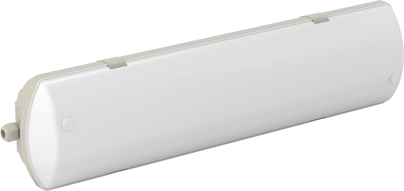 Dahili LED'li Yıkanabilir Tavan Işığı, ABD'de Üretilmiştir 26.5" Toplam Uzunluk, 4300 lümen