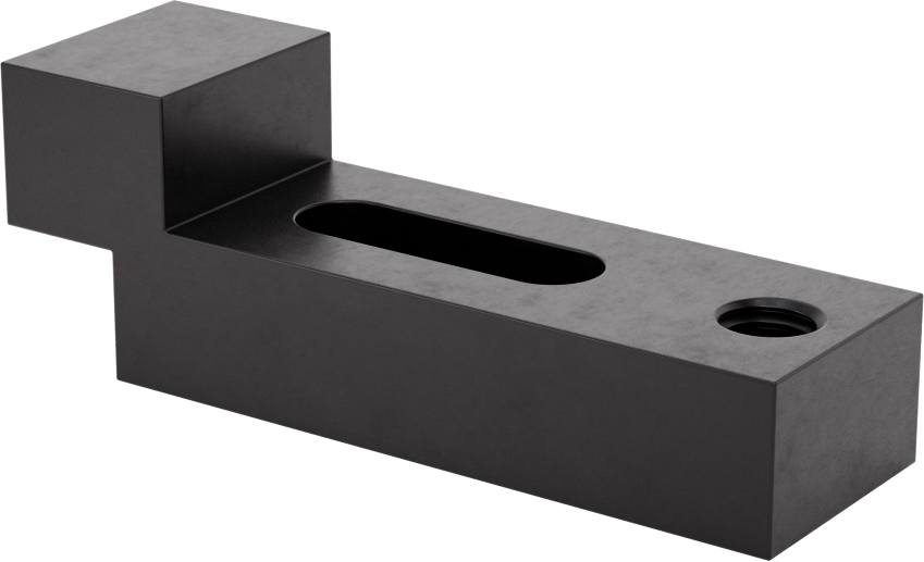 Dişli Delikli Ayar Kelepçesi, Düşük Profilli, 3/8" Çaplı Saplama için, 3-1/4" Uzunluk