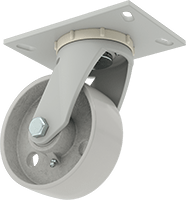 6-1/4" x 4-1/2" Plakalı Yüksek Kapasiteli Mauler Tekerlek