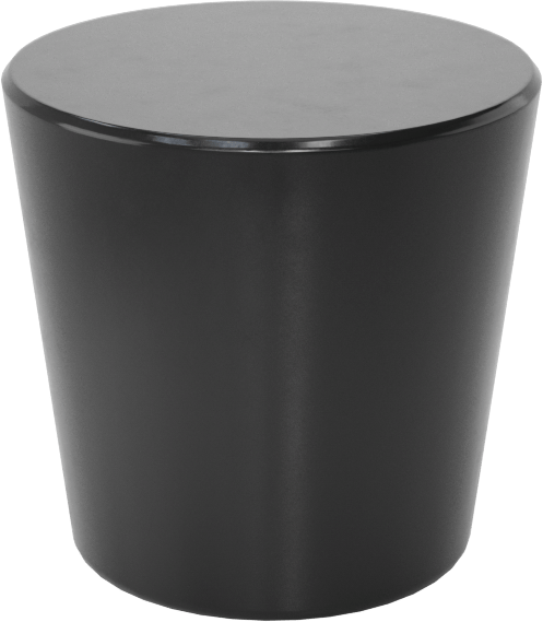 SBR Kauçuk Konik Tapa, Anma Ölçüsü 4, 53/64" ila 63/64" İç Çap için, Delik Olmadan