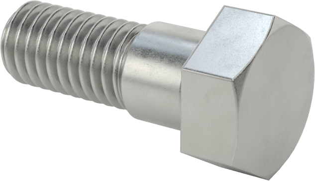 Çelik Altıköşe Başlı Omuzlu Vida, 9 mm Omuz Çapı, 8 mm Omuz Uzunluğu, M8 x 1.25 mm Diş