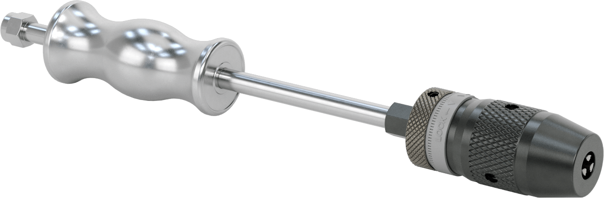 Dış Tutamaçlı Kayan Çekiç Pim Çıkarıcı, 3 Çene, 3/64" ila 33/64" Pim Çapı için