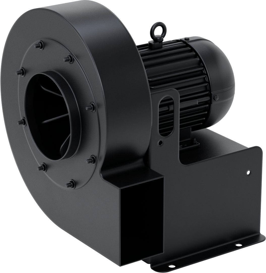 Yüksek Çıkışlı Üfleyici, Dikdörtgen Çıkışlı, Açık Damlamaya Dayanıklı Motor, 120/230V AC, 3/4 hp — Dikdörtgen, 3⁄4 hp, 6"