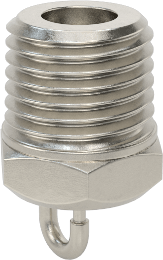 303 Paslanmaz Çelik Sisleme Nozulu, 1/4 NPT Erkek, 40 PSI'da 1.02 gph