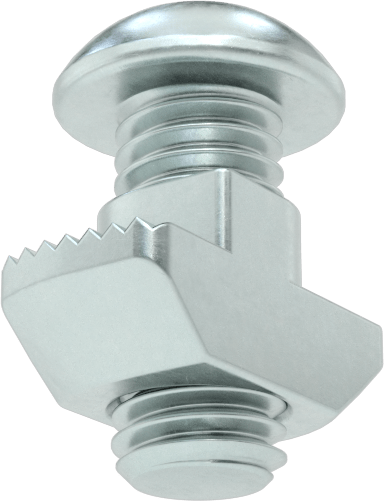 T-Yivli Çerçeve, Çekiç Somunu ve 1/4"-20 Düğme Başlı 1.5" ve 40 mm Ray