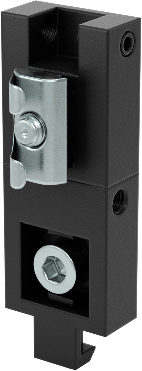 T-Yivli Çerçeve, Kaldırılabilir Askı, Sağlam Panel, 1" ve 30 mm Yükseklikli Ray için — 1", 2", 3", 30 mm, 60 mm, Tekli, Çift, Üçlü, Quad,…