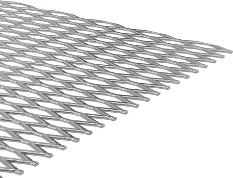 Genişletilmiş ve Düzleştirilmiş Metal Panel, Galvanizli Karbon Çelik