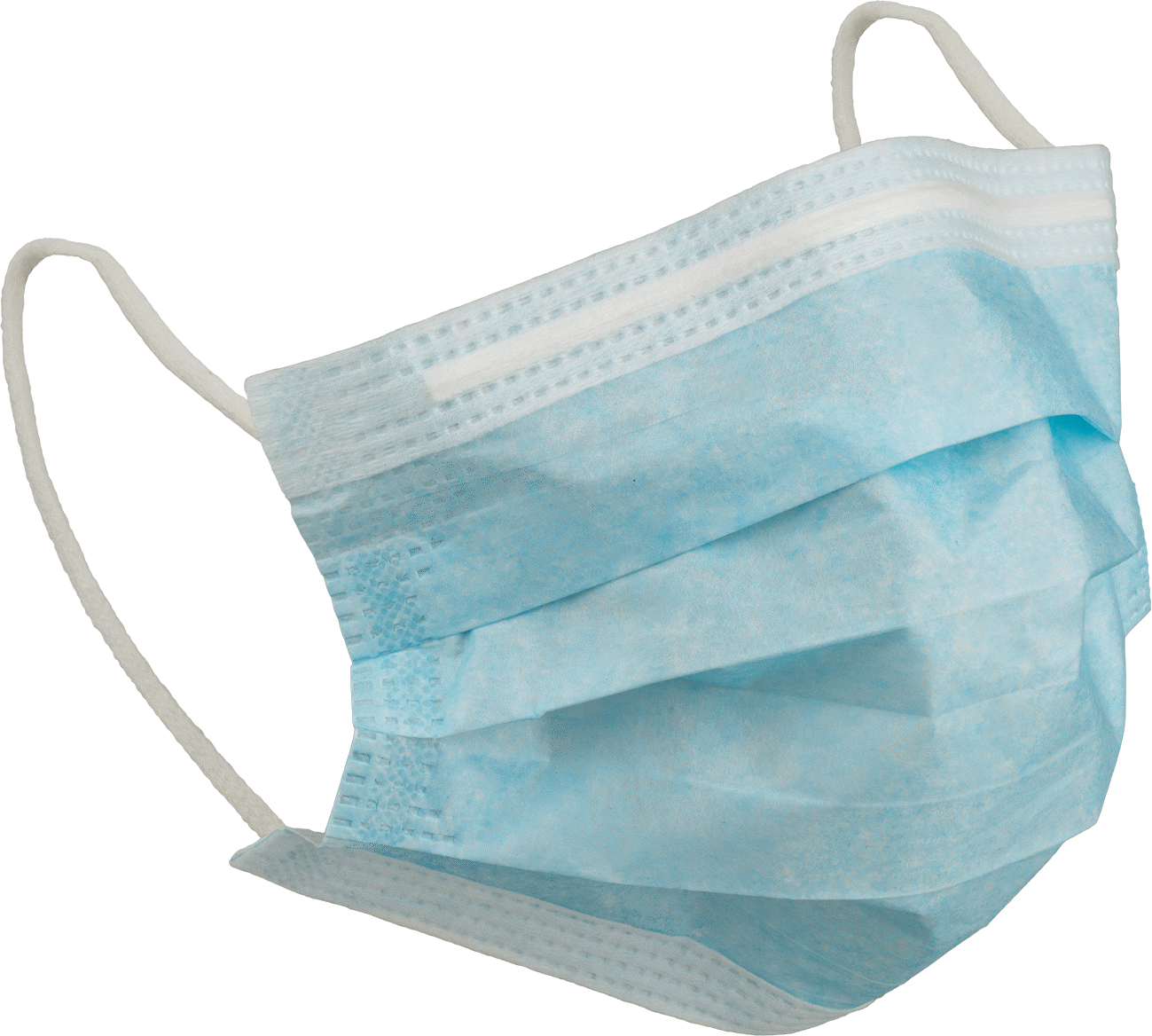 Temiz Oda Tek Kullanımlık Maskeleri, Polyester Kumaş/Selüloz Karışımı, Kulak Kayışlı