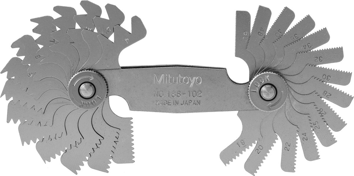 28 Tanımlayıcı, Bsw Diş/İnç, Mitutoyo 188-102 — Bolts, Screws, Threaded Rods, 28, Çelik