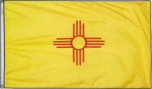 New Mexico Eyalet Bayrağı, 3 Fit x 5 Fit