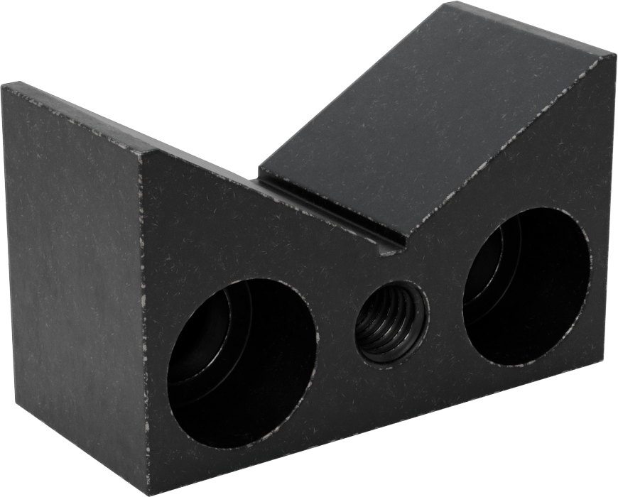 Izgara Fikstürleri için Hassas Konumlandırmalı V-Blok, Yatay Montaj, 1-1/2" Uzunluk x 3-1/4" Genişlik