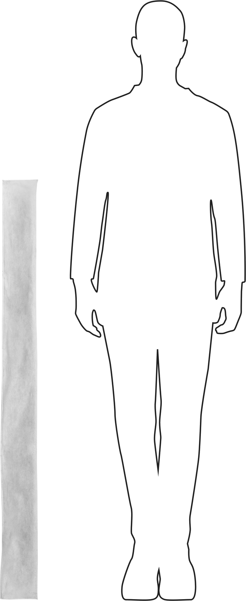 Nötralize Edici Emici, Asitlerle Kullanım için, 2" Çap x 48" Uzunluk Çorap, 0.5 Galon Kapasite