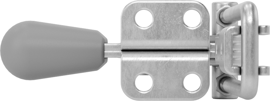 Dik Açı Mandallı Mandal Kelepçe, Kilitlenebilir Tutamak, Çelik, 1000 lbs. Kapasite, 4-7/8" Toplam Yükseklik