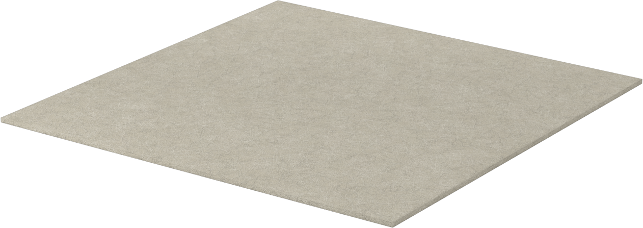Sert F3 Keçe Levha, Düz Destek, 12" x 12", 1/8" Kalınlık