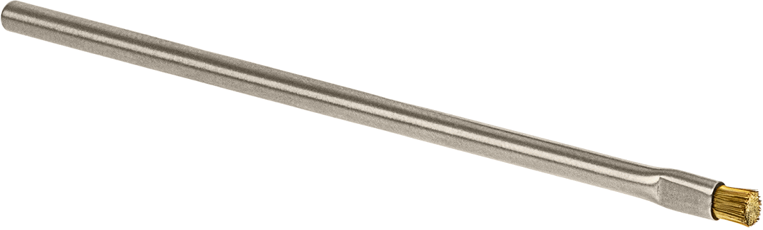 Mini Az Çizik Bırakan Pirinç Fırça, 3-1/2" Toplam