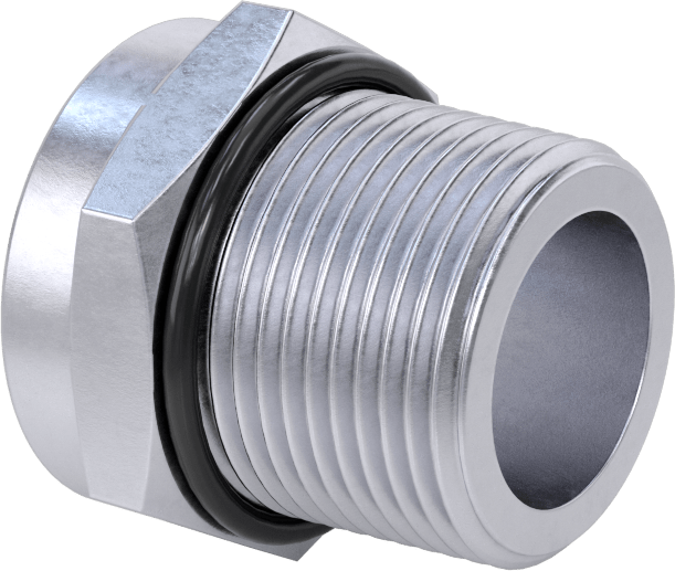 Dişli Adaptör, Nikel Kaplı Pirinç, PG-29 Dişi - 1 NPT Erkek — PG-29, NPT, PG, Conduit, Cord Grip, Electrical Box