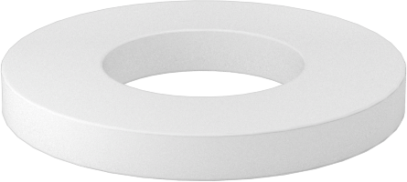 Delrin® Asetal Plastik Pul, 6 numaralı vida boyutu için, 0.156" İç Çap, 0.312" Dış Çap