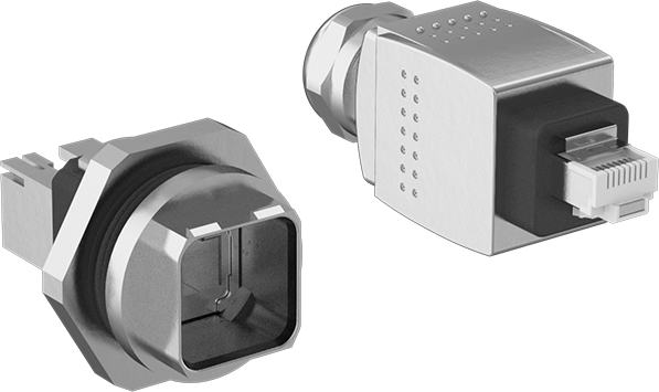 Bas-Kilitle RJ45 Konektörleri