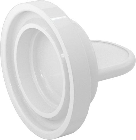 3/4" Dış Çaplı Boru için Kapak Süt Ürünleri için Hızlı Kelepçe Bağlantı Elemanı — Hızlı Kelepçe, Plastic, PVDF, Rubber, Silicone Rubber, -