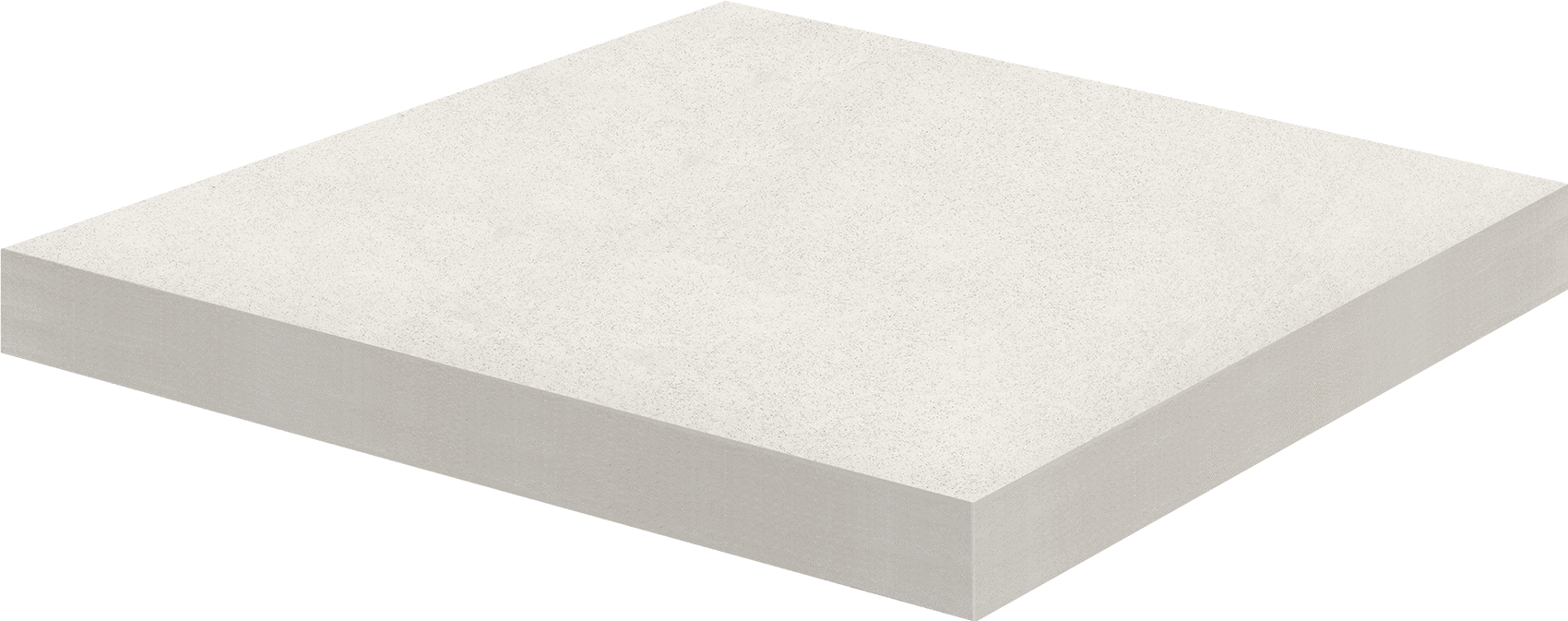 Kolay Temizlenebilir Fiberglas Tavan Karoları, 2 Fit Uzunluğunda x 2 Fit Genişliğinde, 1-1/2" Kalınlık