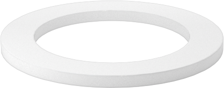 PTFE Plastik Pul, 8 Numaralı Vida için, 0.197" İç Çap, 0.280" Dış Çap, 0.013"-0.017" Kalınlık