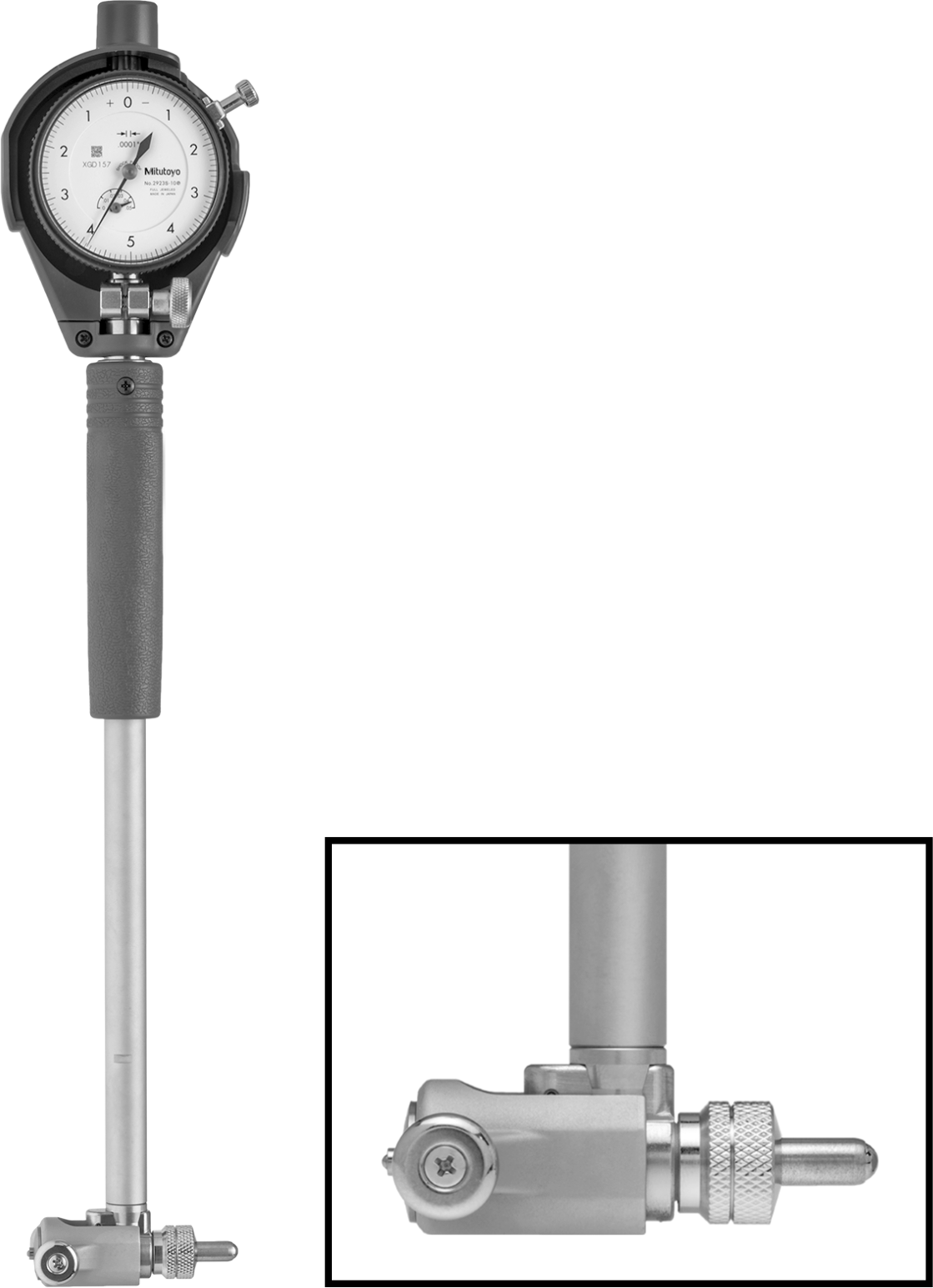 Mitutoyo Kadranlı İç Çap Komparatörü, 18 mm ila 35 mm Ölçüm Aralığı, Model Numarası 511-721