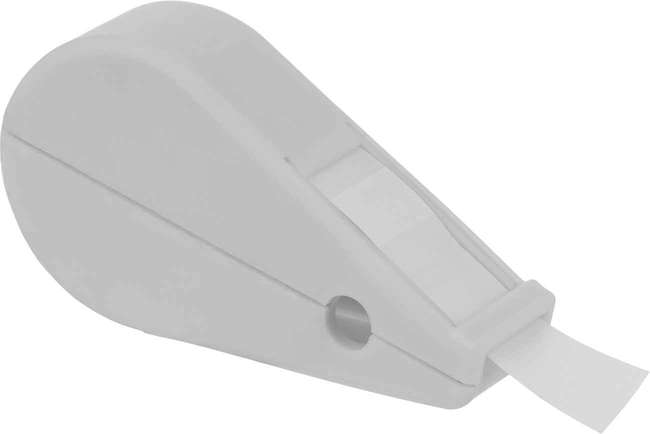 Üzerine Yazılabilir Yapışkan Arka Yüzlü Tel İşaretleyiciler, Dağıtıcılı, 3/4" Genişlik x 3/4" Yükseklik Yazma Alanı