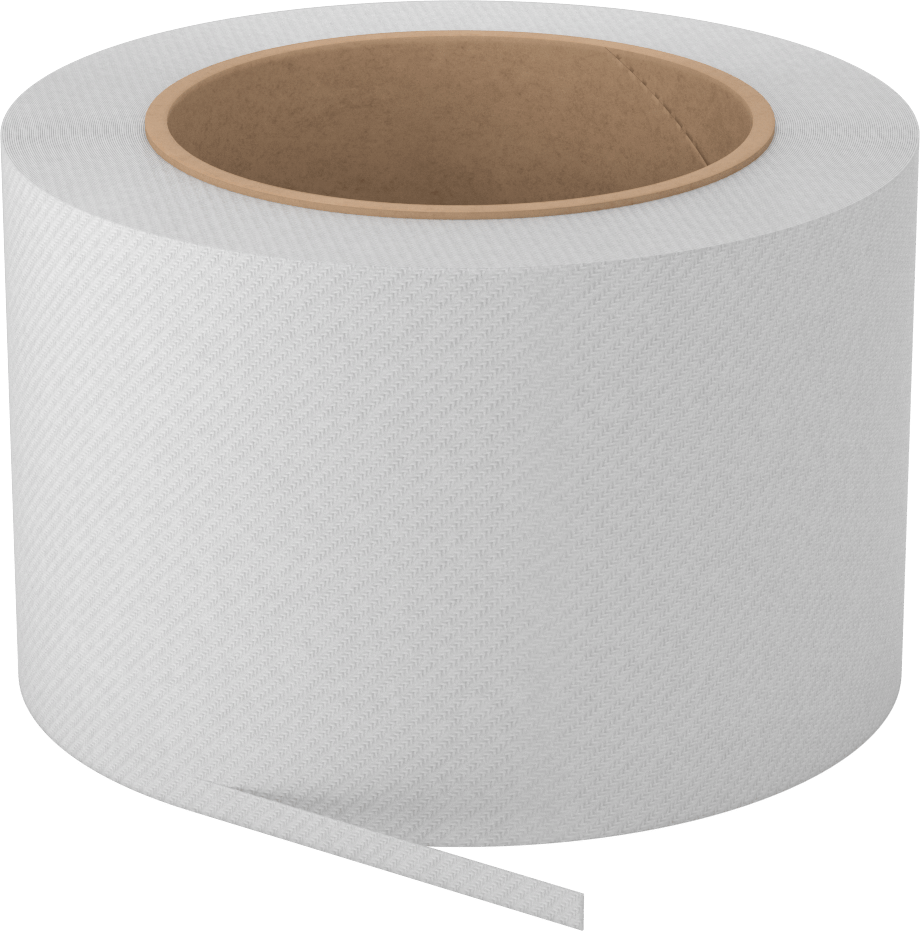 Yapıştırılmış Polyester/Polipropilen Karışımı Çember, Standart Bobin, 1/2" Genişlik x 0.025" Kalınlık, 3600 Fit Uzunluk