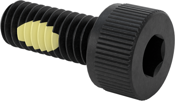Alaşımlı Çelik Diş Kilitlemeli Alyan Başlı Vidalar, M4 x 0.7 mm Diş, 10 mm Uzunluk