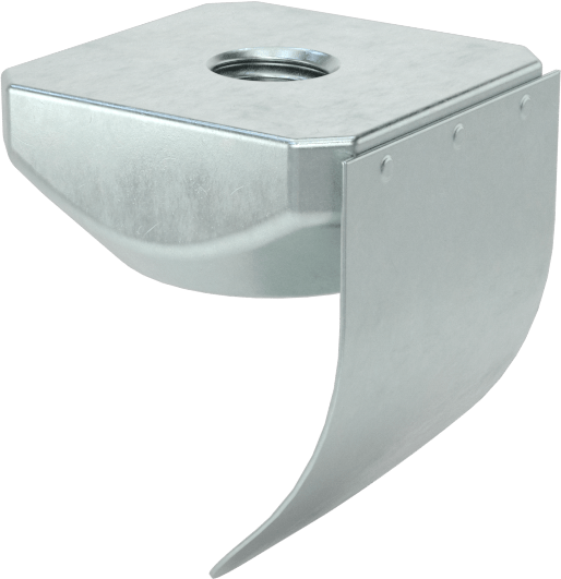T-Yuvalı Çerçeve Bağlantı Elemanları, Takmalı Yaylı Tırnaklı Somun, 1.5" ve 40 mm Yüksekliğinde Ray için, M4