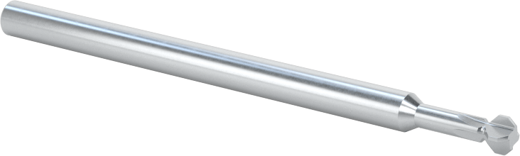 Karbür Çift Pahlı Parmak Frezesi, 0.120" Freze Çapı, 1/4" Boyun Uzunluğu