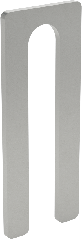 1008-1010 Karbon Çelik Oluklu Şim, Anma Ölçüsü Ash120, 65 mm Uzunluk, 2 mm Kalınlık — 2 mm, 10.5 mm, 25 mm