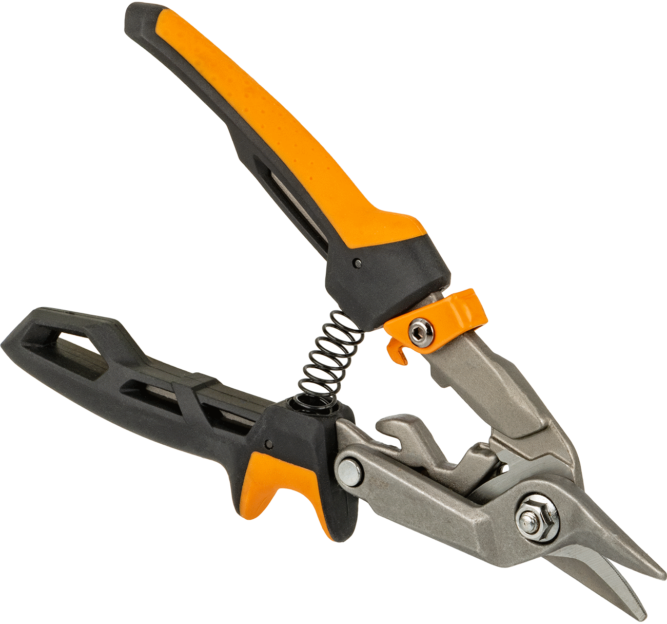 Yüksek Kuvvetli Sac Kesme Makasları, 9-1/4" Toplam Uzunluk, 1" Kesim Uzunluğu
