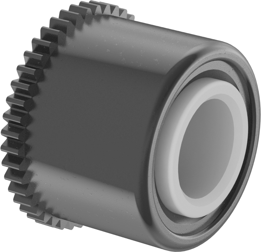Kuru Çalışmalı Panel Montajlı Burçlu Yatak, 6 mm Mil Çapı için, 10.200 mm Uzunluk