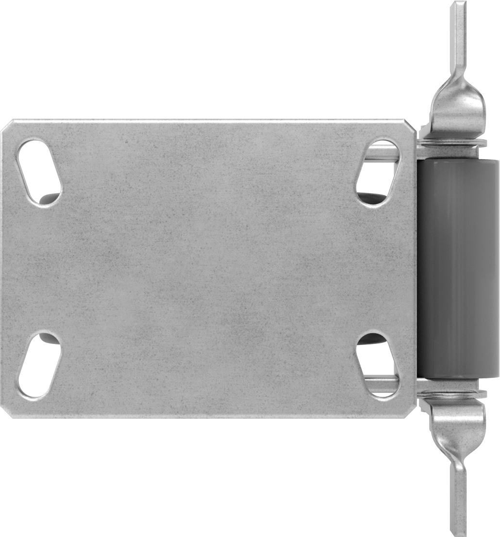6-1/4" x 4-1/2" Plakalı Viking Tekerlek, Yüksek Kapasiteli, Frenli ve 6 inç Çapında Fenolik Tekerlekli Sabit