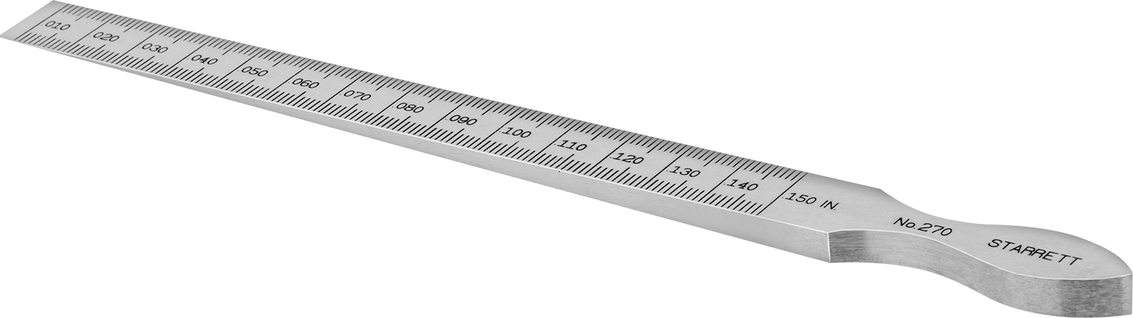 Starrett Konik Sentil, Model Numarası 270 — Çelik, 6 1⁄4", 7⁄16"