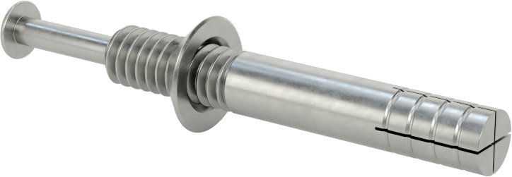 Blok ve Tuğla için Titreşime Dayanıklı Sürüş Ankrajları, Kurcalamaya Dayanıklı, 1/4" Çap, 1-3/4" Uzunluk