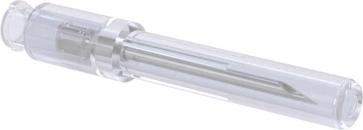 Luer Lock Bağlantılı Steril Paslanmaz Çelik Şırınga İğnesi, 16 G İğne, 1" Uzunluk