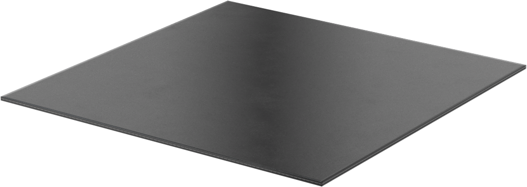 Kumaş Takviyeli EPDM Kauçuk Levha, 6" x 6", 1/16" Kalınlık