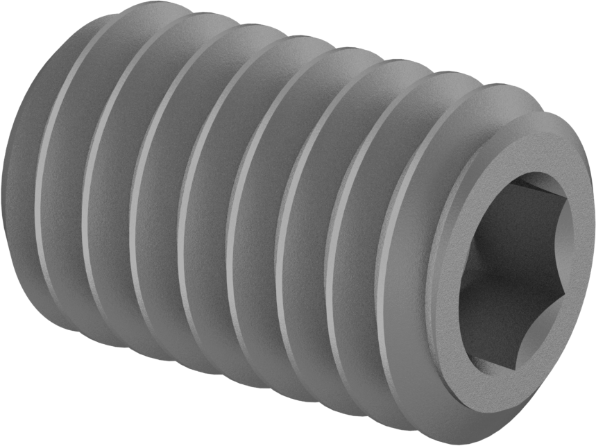 Alaşımlı Çelik Top Uçlu Setskur, M3 x 0.5 mm, 5 mm Uzunluk
