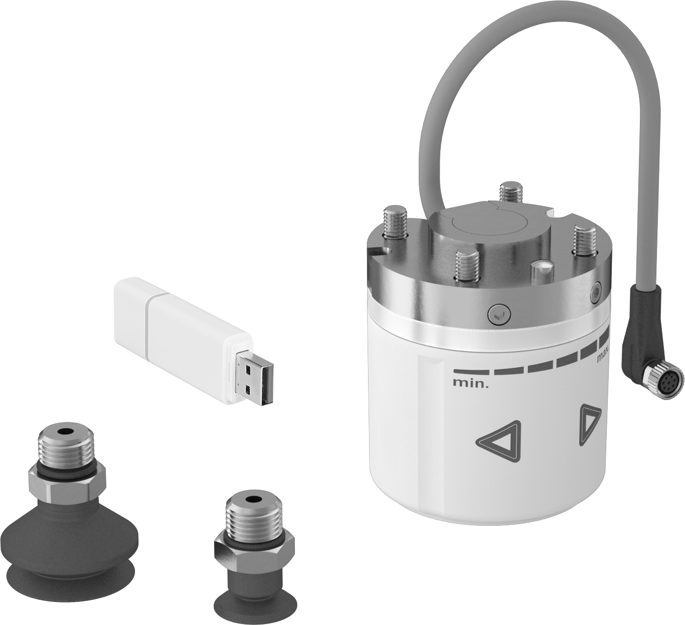 Robot Hazır Vakum Kaldırıcı, Universal Robots Ur10, Ur12, Ur15 & Ur17 Kol, Elektrikli — Vakum Kaldırıcı, 50 mm, Schmalz