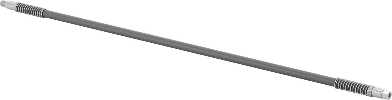 Bükülüp Sabit Kalan Hava Nozulu için 1/8 NPT Dişi Çıkışlı 36 inç Uzunlukta PVC Hortum — 1⁄4, Plastic, PVC, NPT
