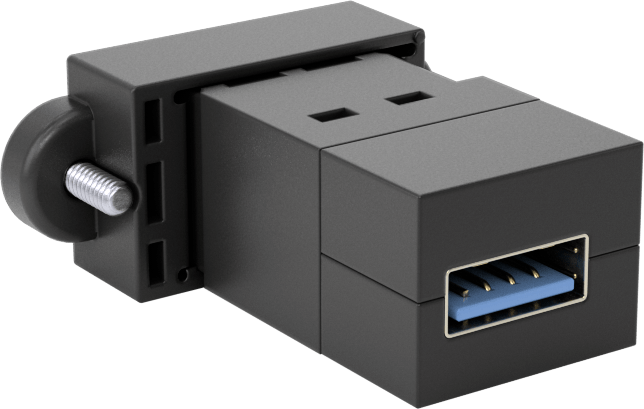 Keystone Duvar Plakaları için USB Adaptörü, USB A Dişi x USB A Dişi, Standart 3.2 Gen 1
