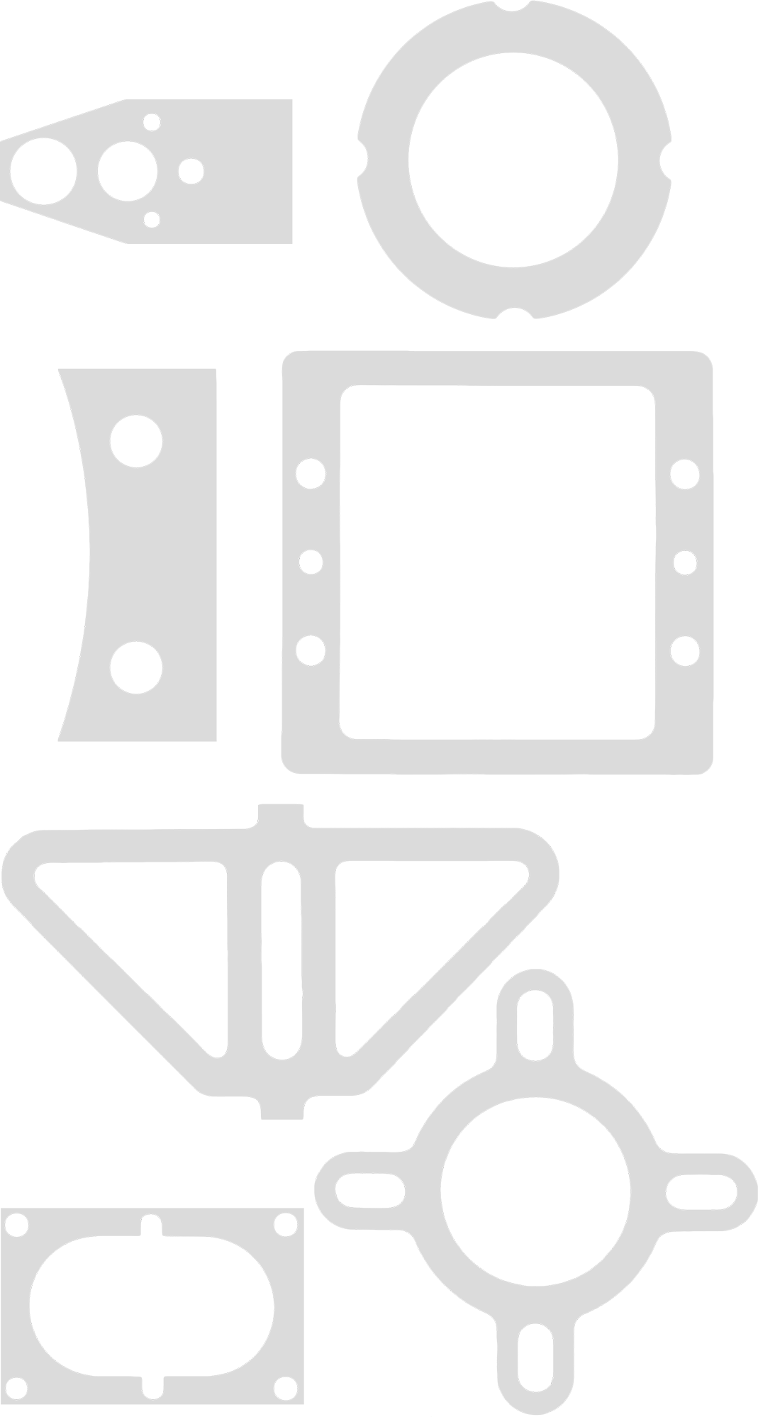 Conta, Ultra Kimyasal Dayanıklı PTFE, 12" x 12", 1/16" Kalınlık