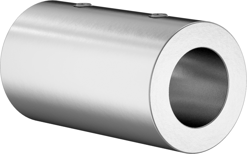 Setskur Mil Kaplini, 6061 Alüminyum, 1-1/2" Mil Çapı için