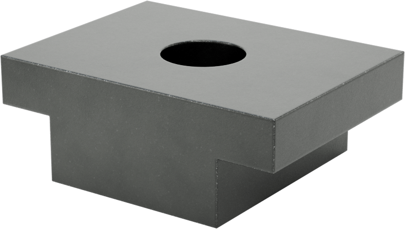 Mengene Montaj Kelepçesi, 1/2" Çaplı Çiviler için, Çift Kenarlı